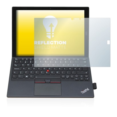 Immagine del dispositivo Lenovo ThinkPad X1 Tablet Gen 2 con un'ampia varietà di protezioni per lo schermo.