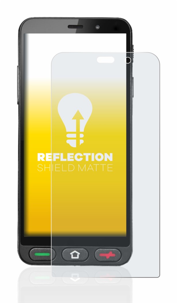 Abbildung des Geräts Brondi Amico S Nero mit einer Vielzahl des Displayschutzes.