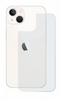 Abbildung des Geräts Apple iPhone 13 (Rückseite) mit einer Vielzahl des Displayschutzes.