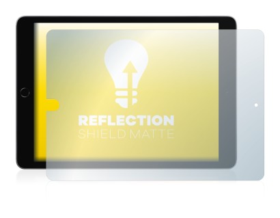 Image of the device Apple iPad 10.2" 2021 (Landscape, 9nd Gen.) with a wide variety of screen protectors.