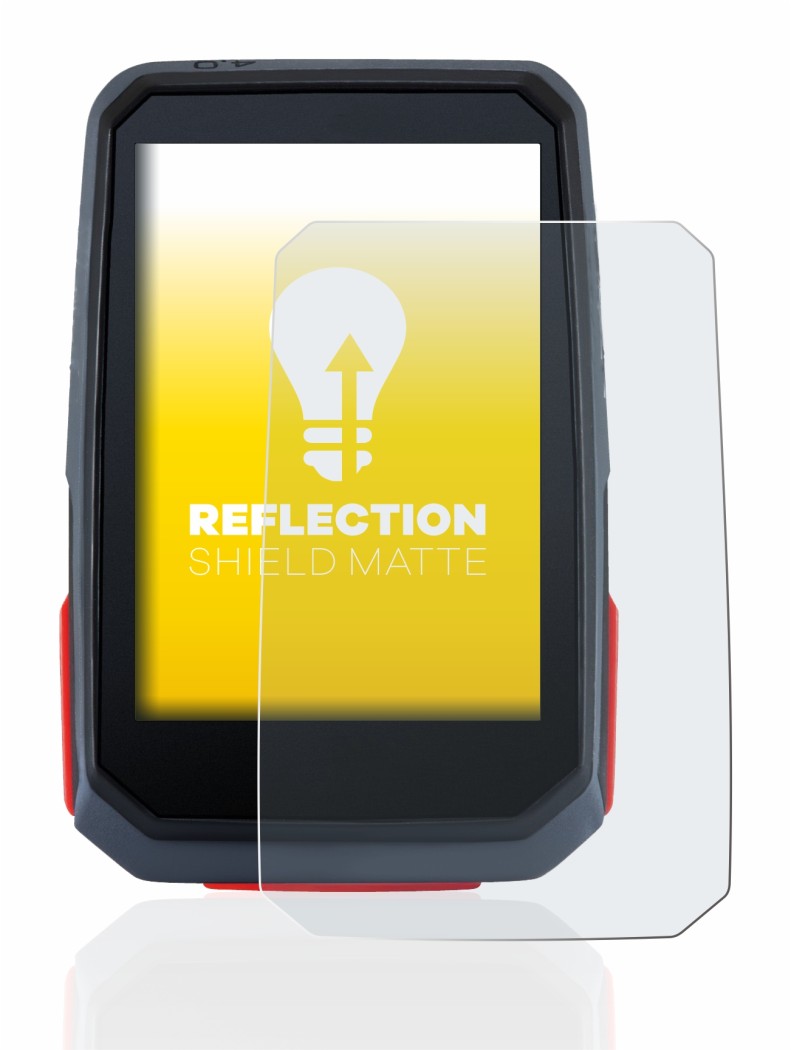 Abbildung des Geräts Sigma ROX 4.0 mit einer Vielzahl des Displayschutzes.