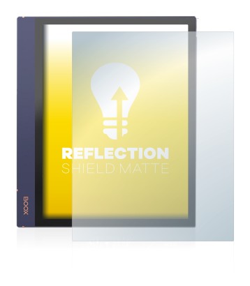 Abbildung des Geräts Boox Note Air 2 mit einer Vielzahl des Displayschutzes.