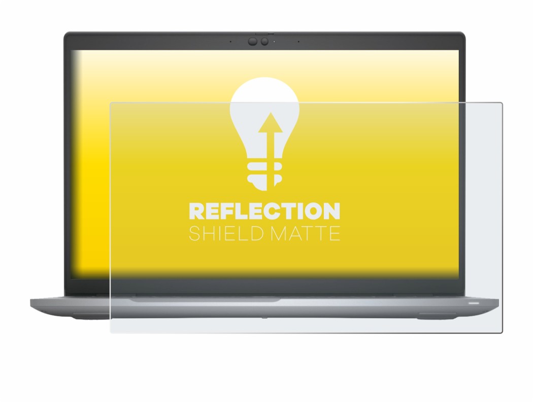 Abbildung des Geräts Dell Latitude 5520 mit einer Vielzahl des Displayschutzes.