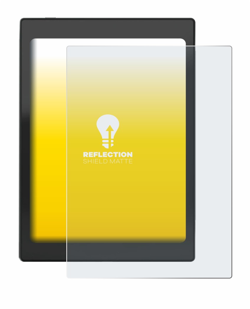 Abbildung des Geräts Boox Nova Air C mit einer Vielzahl des Displayschutzes.