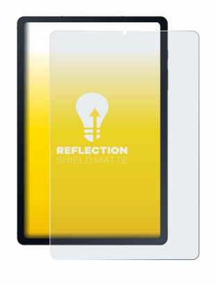 Immagine del dispositivo Samsung Galaxy Tab S6 Lite WiFi 2022 (ritratto) con un'ampia varietà di protezioni per lo schermo.
