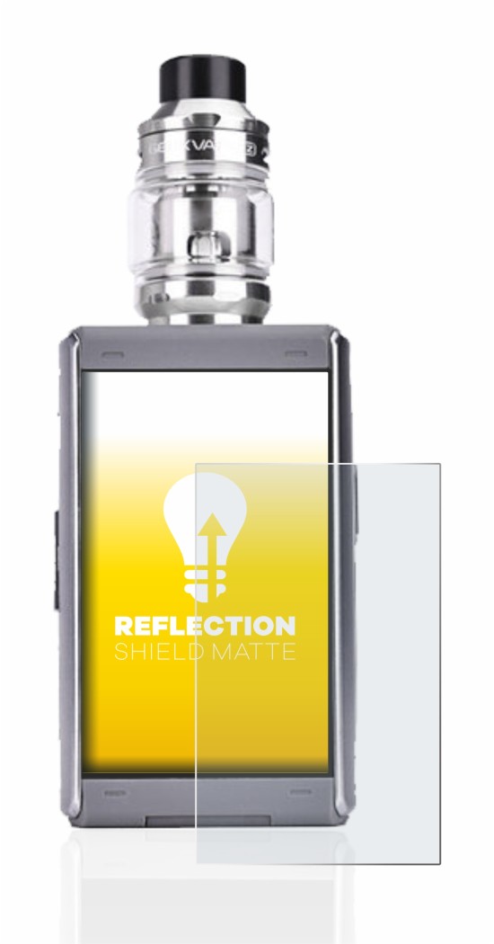 Image of the device GeekVape T200 with a wide variety of screen protectors.