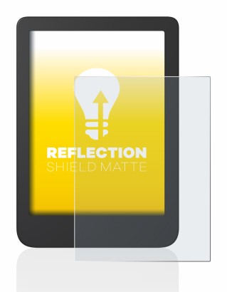 Abbildung des Geräts Tolino Shine 4 mit einer Vielzahl des Displayschutzes.