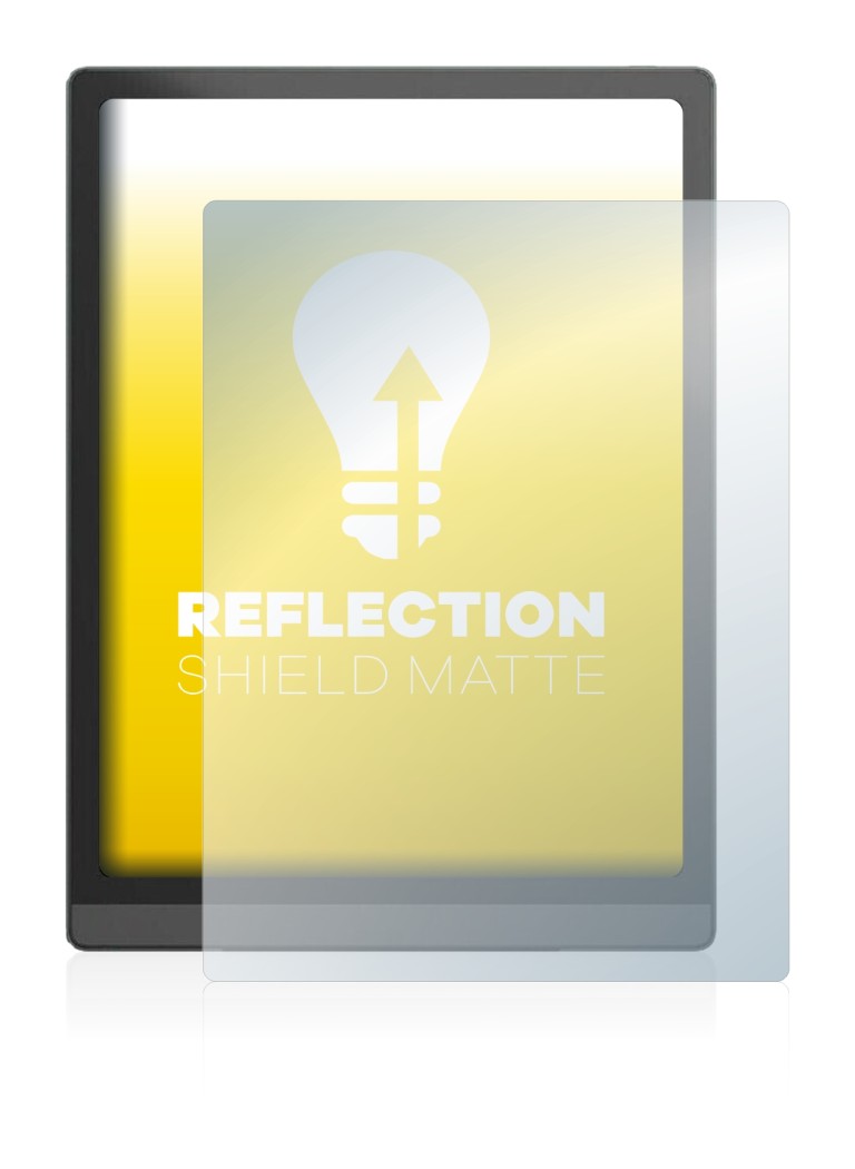 Abbildung des Geräts Boox Tab X mit einer Vielzahl des Displayschutzes.