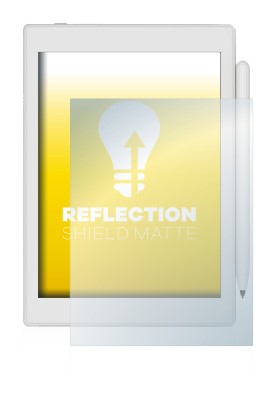 Immagine del dispositivo Boox Nova Air 2 con un'ampia varietà di protezioni per lo schermo.