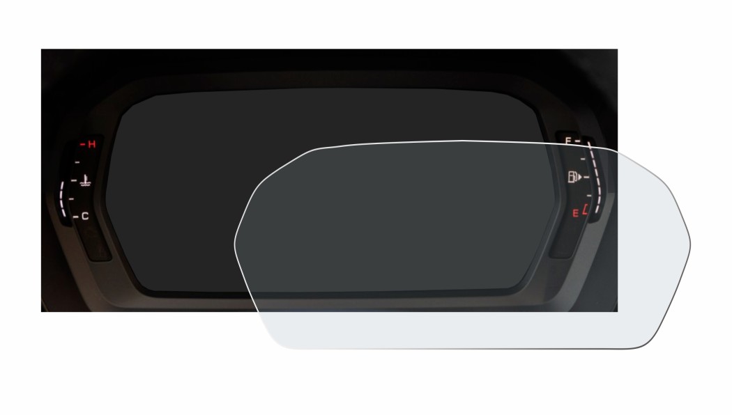 UPSCREEN matte Schutzfolie(für Audi A3 2023 Virtual cockpit)