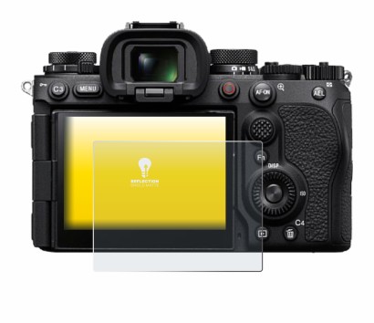 Immagine del dispositivo Sony Alpha 9 III con un'ampia varietà di protezioni per lo schermo.