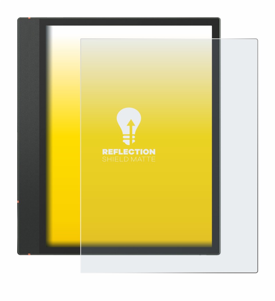 Abbildung des Geräts Boox Note Air 3 mit einer Vielzahl des Displayschutzes.