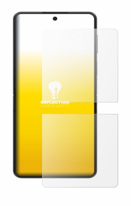 Image of the device Samsung Galaxy Z Flip 8 with a wide variety of screen protectors.