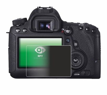 Immagine del dispositivo Canon EOS 6D con un'ampia varietà di protezioni per lo schermo.