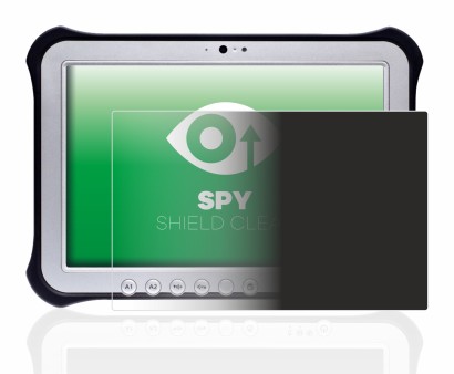 Image de l'appareil Panasonic Toughpad FZ-G1 avec une grande variété de protections d'écran.