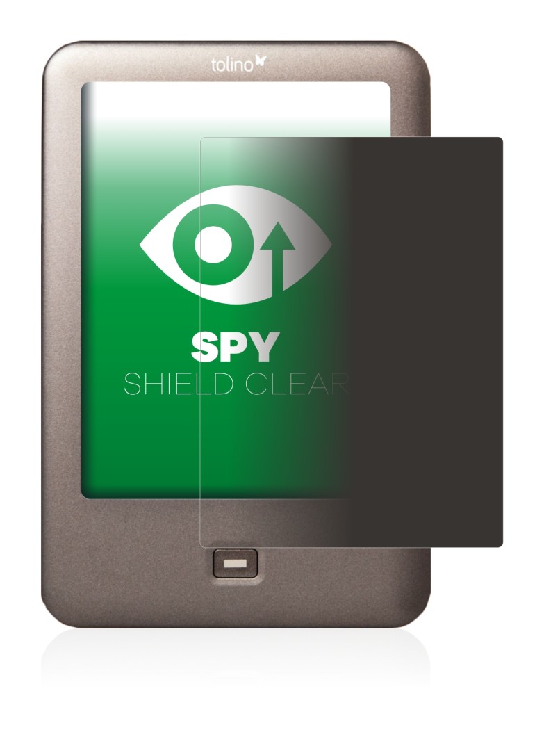 Image de l'appareil Tolino Shine avec une grande variété de protections d'écran.