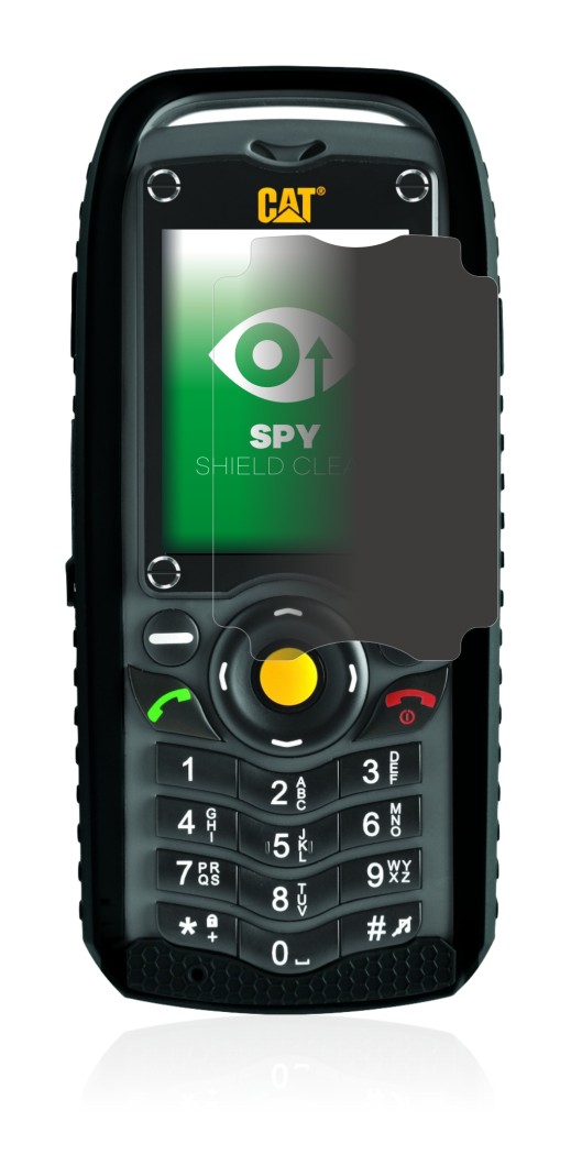 Immagine del dispositivo Caterpillar Cat B25 con un'ampia varietà di protezioni per lo schermo.