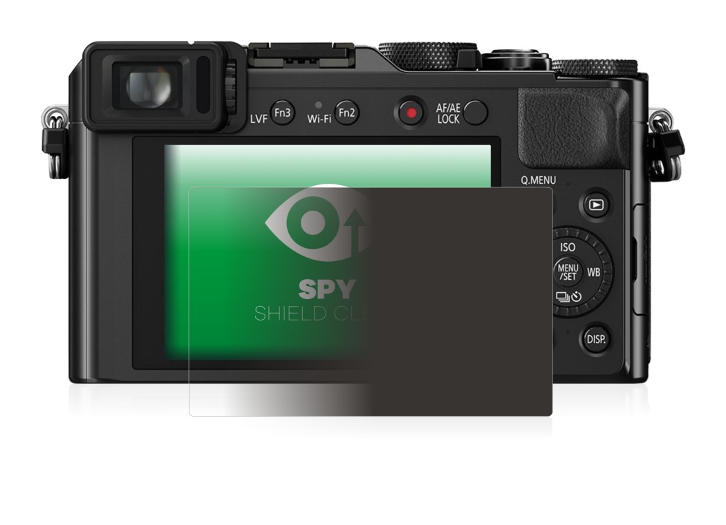 Immagine del dispositivo Panasonic Lumix DMC-LX100 con un'ampia varietà di protezioni per lo schermo.