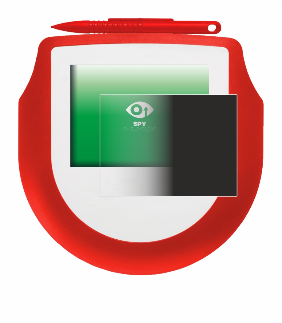 Image de l'appareil Signotec Signature Pad Omega avec une grande variété de protections d'écran.