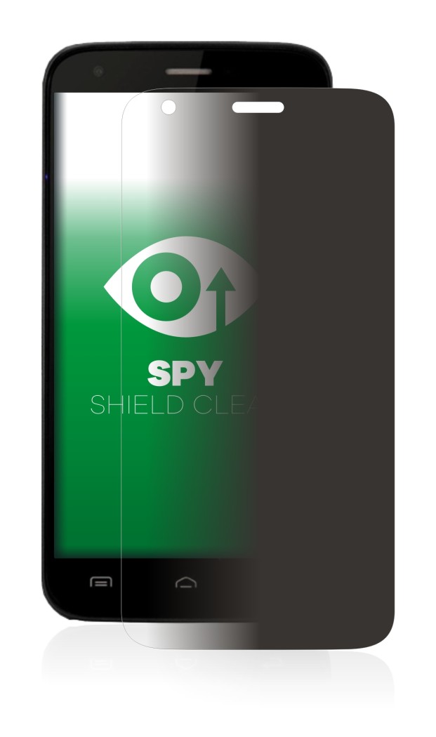 Abbildung des Geräts Doogee Valencia 2 Y100 mit einer Vielzahl des Displayschutzes.