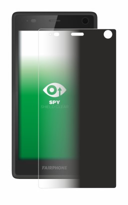 Abbildung des Geräts Fairphone 2 mit einer Vielzahl des Displayschutzes.