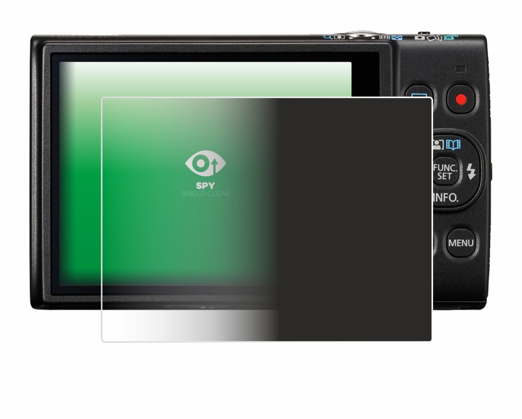 Image of the device Canon Digital Ixus 285 hs with a wide variety of screen protectors.