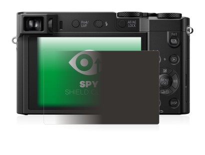 Abbildung des Geräts Panasonic Lumix DMC-TZ101 mit einer Vielzahl des Displayschutzes.