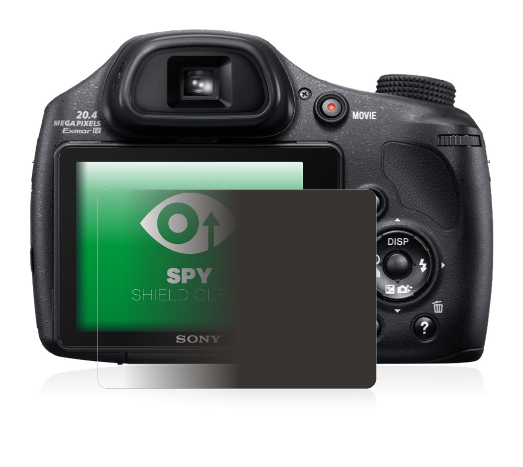 Image of the device Sony Cyber-Shot DSC-HX350 with a wide variety of screen protectors.