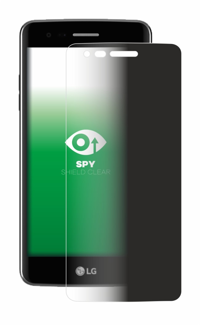 Imagen del dispositivo LG K8 2017 con una amplia variedad de protectores de pantalla.