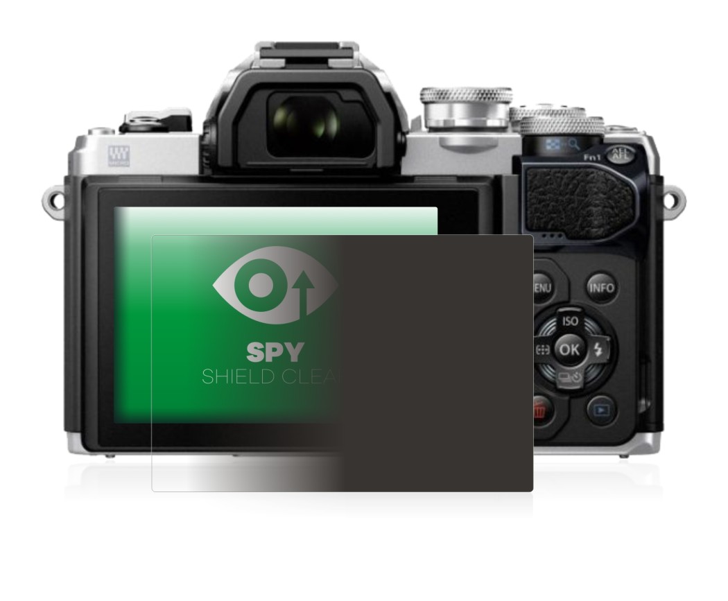 Image of the device Olympus OM-D E-M10 Mark III with a wide variety of screen protectors.