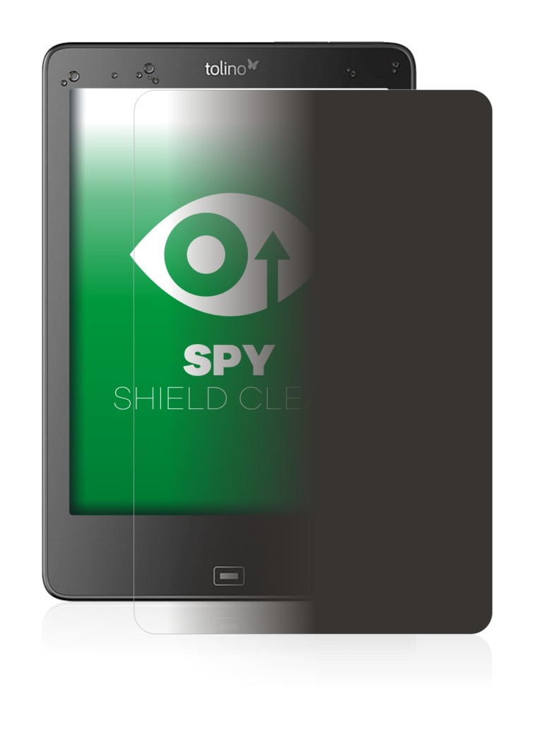 Abbildung des Geräts Tolino Epos mit einer Vielzahl des Displayschutzes.