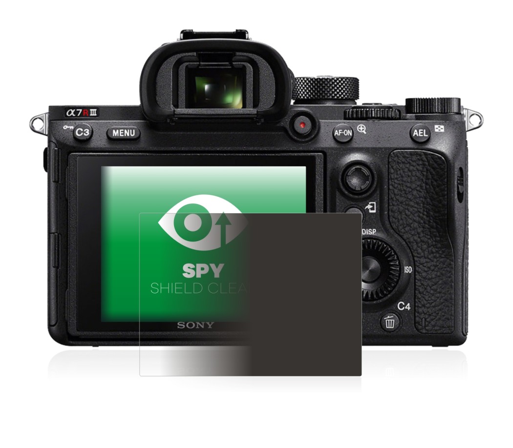 Image de l'appareil Sony Alpha 7R III avec une grande variété de protections d'écran.