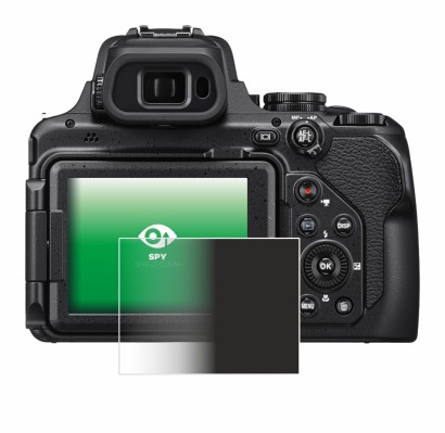 Imagen del dispositivo Nikon Coolpix P1000 con una amplia variedad de protectores de pantalla.