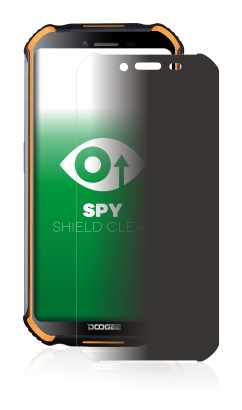 Image de l'appareil Doogee S40 avec une grande variété de protections d'écran.
