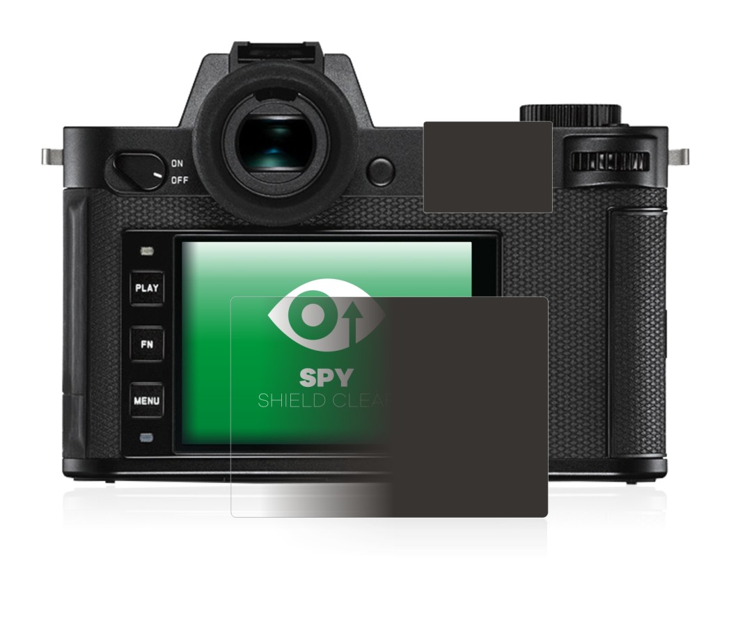 Abbildung des Geräts Leica SL2 mit einer Vielzahl des Displayschutzes.