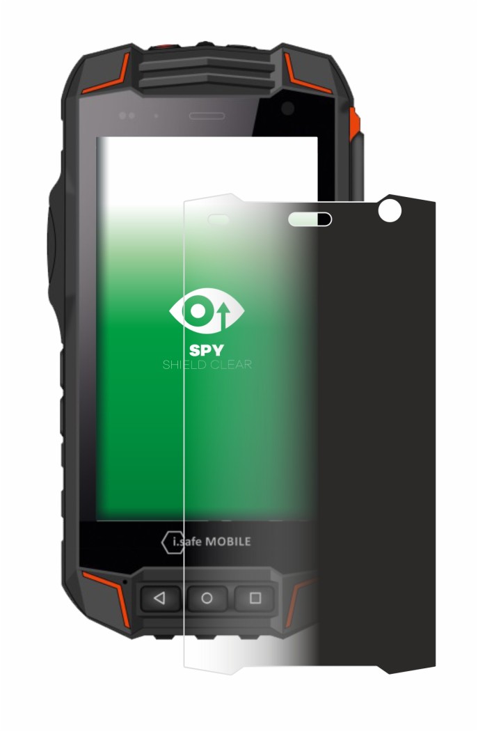 Image de l'appareil i.safe MOBILE IS530.1 avec une grande variété de protections d'écran.