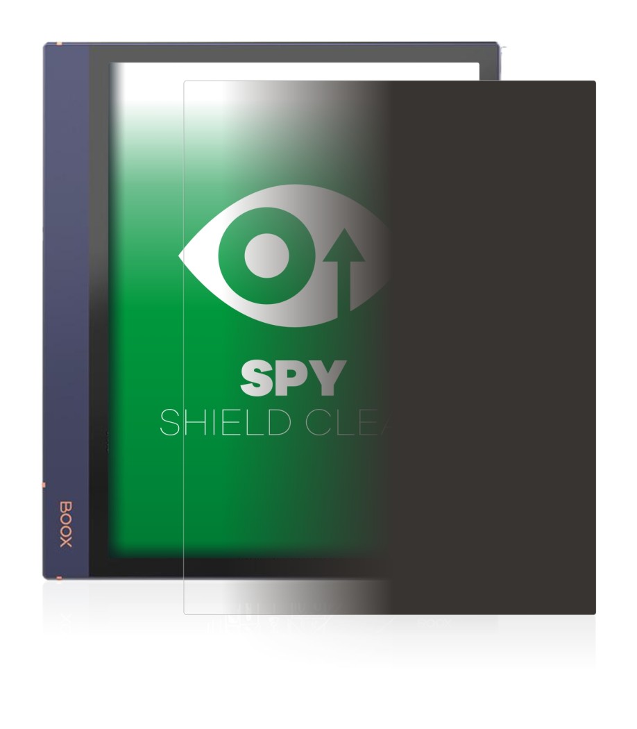 Abbildung des Geräts Boox Note Air 2 mit einer Vielzahl des Displayschutzes.