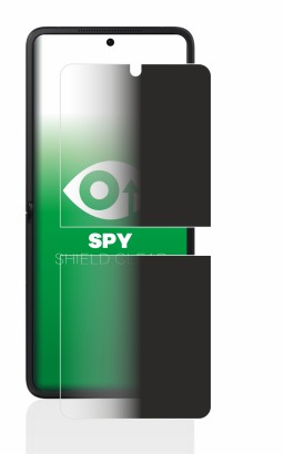 Abbildung des Geräts Oppo Find N2 Flip mit einer Vielzahl des Displayschutzes.