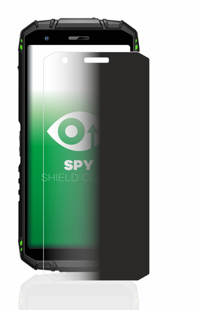 Image of the device Doogee S41 Pro with a wide variety of screen protectors.