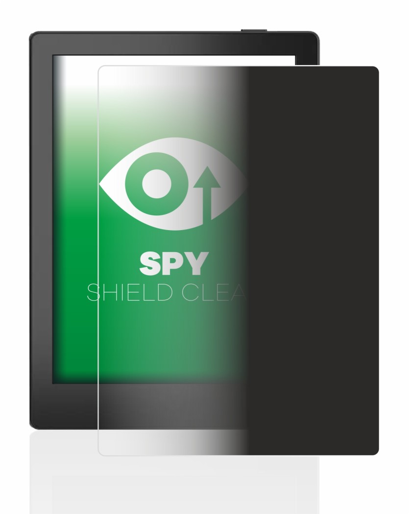 Immagine del dispositivo Boox Poke 5 con un'ampia varietà di protezioni per lo schermo.