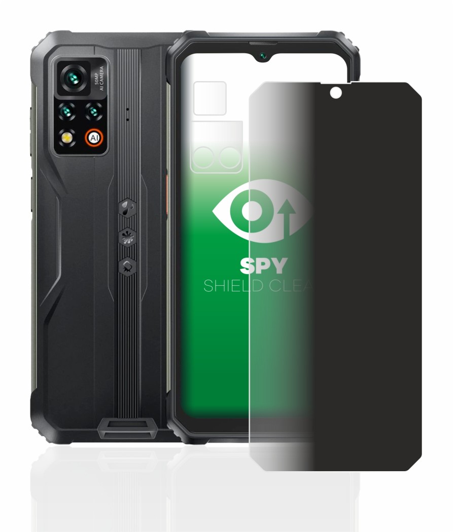 Abbildung des Geräts Blackview BV9200 (Display+Kamera) mit einer Vielzahl des Displayschutzes.