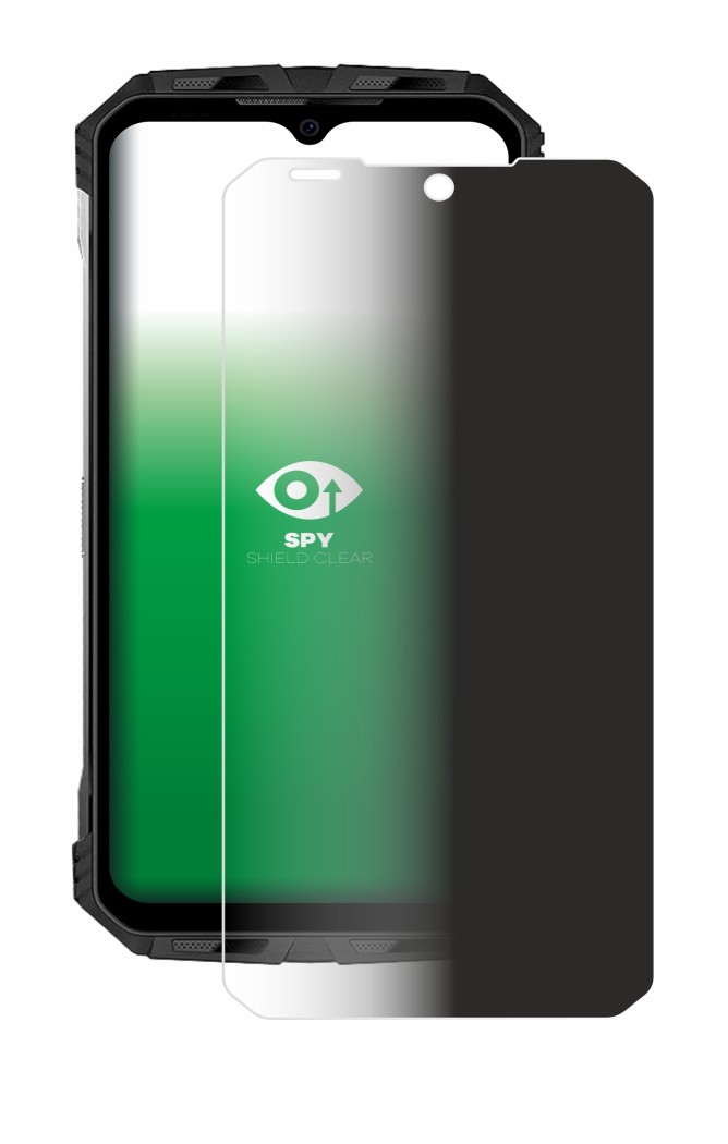 Imagen del dispositivo Doogee S110 con una amplia variedad de protectores de pantalla.