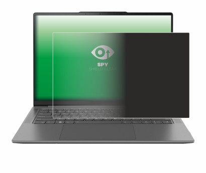 Immagine del dispositivo Lenovo Yoga Pro 7 Gen 8 14" con un'ampia varietà di protezioni per lo schermo.
