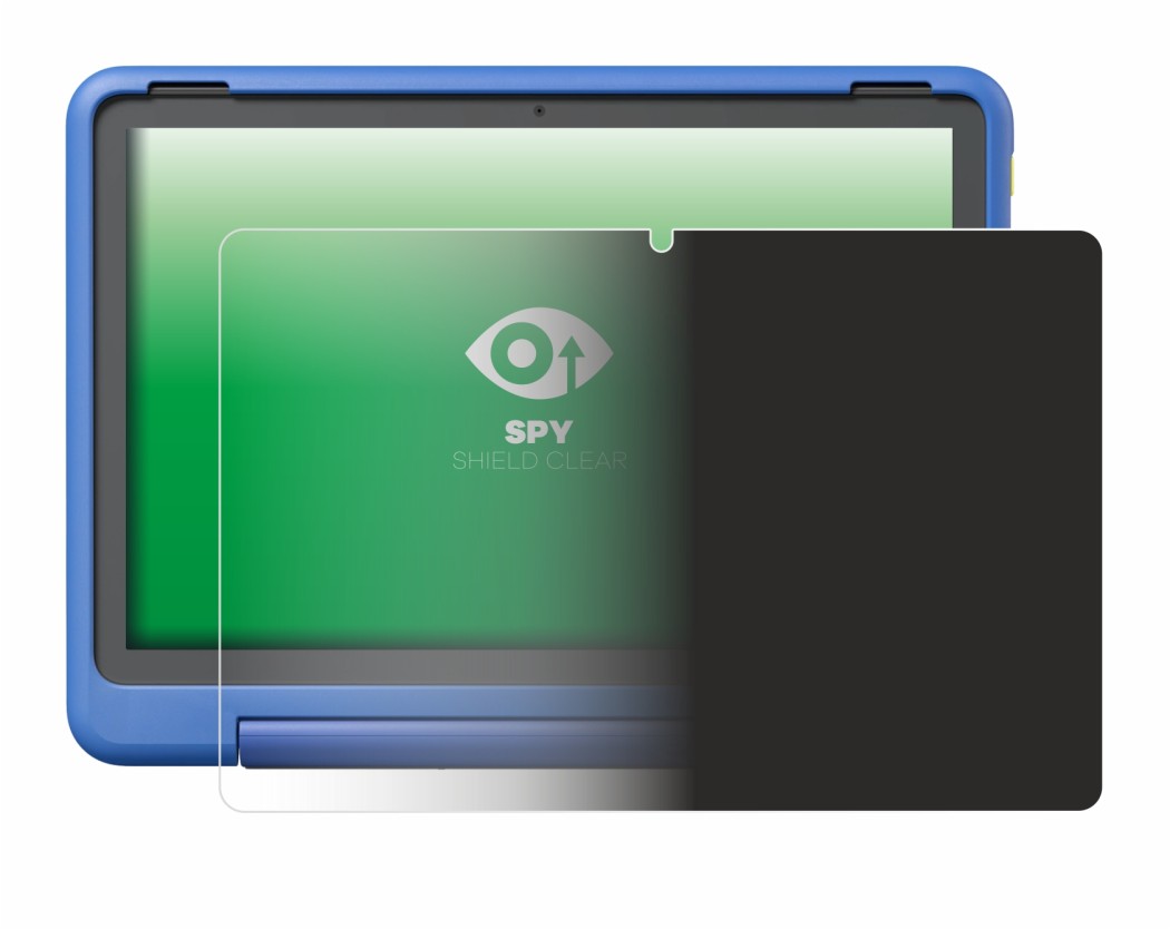 Image de l'appareil Amazon Fire HD 10 Kids Pro 2023 avec une grande variété de protections d'écran.