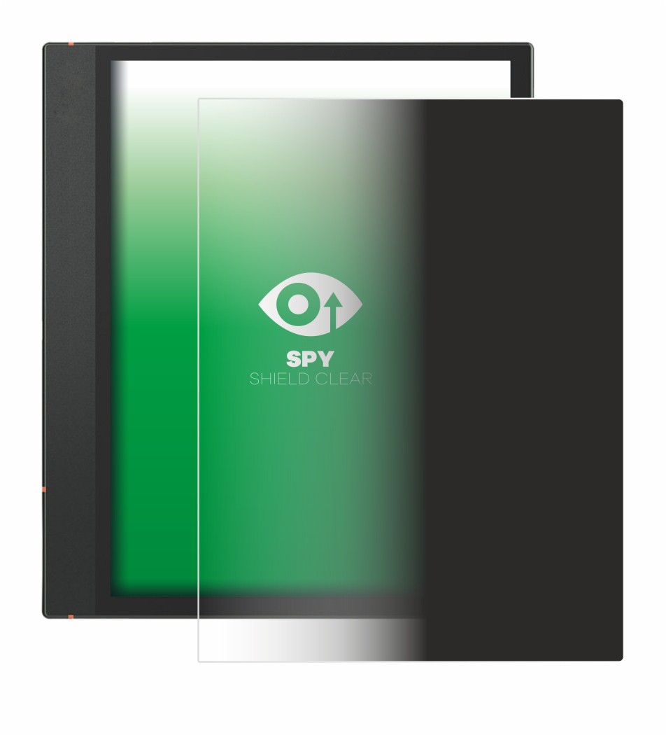 Immagine del dispositivo Boox Note Air 3 C con un'ampia varietà di protezioni per lo schermo.