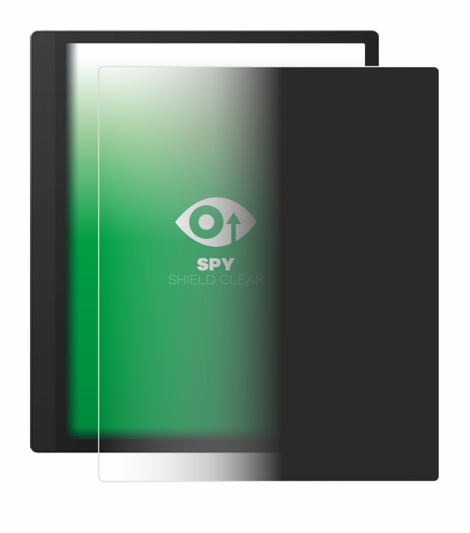 Image de l'appareil Boox Tab Ultra C avec une grande variété de protections d'écran.