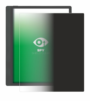 Abbildung des Geräts Boox Tab Ultra C Pro mit einer Vielzahl des Displayschutzes.