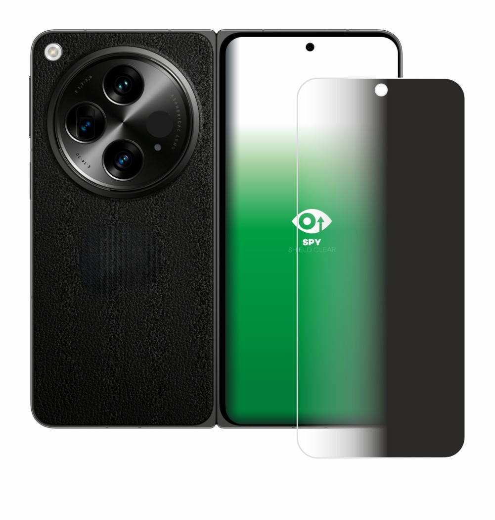 Image de l'appareil OnePlus Open (case-friendly) avec une grande variété de protections d'écran.