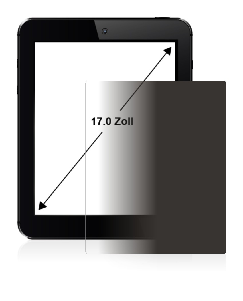 Abbildung des Geräts mit einer Vielzahl des Displayschutzes.