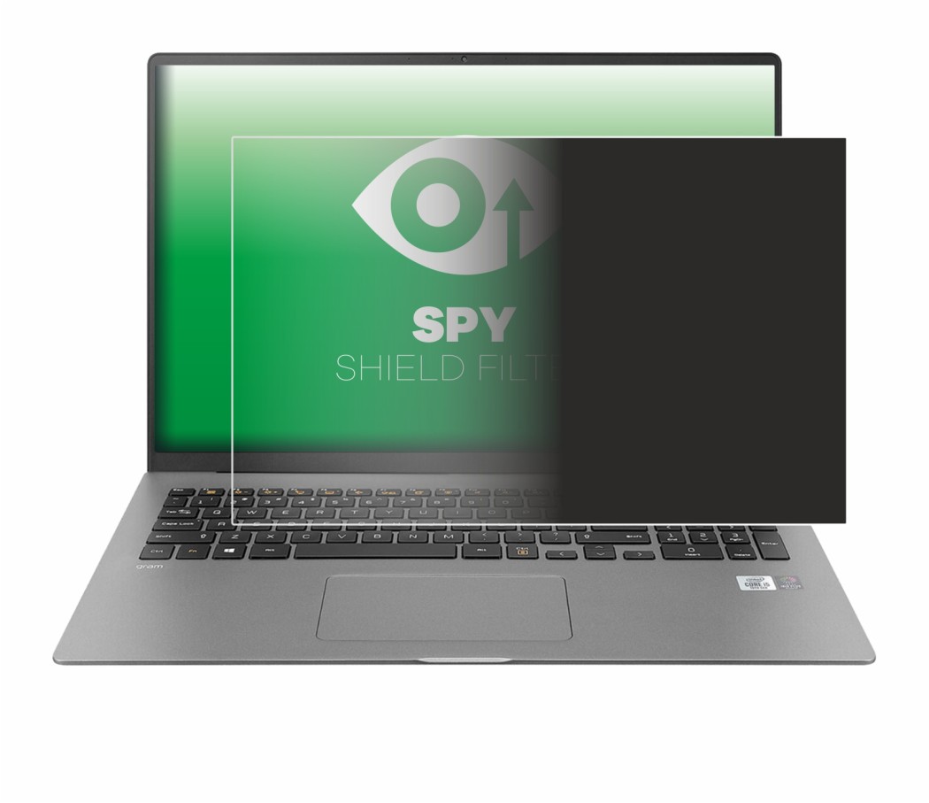 Imagen del dispositivo LG gram 17'' 2021 con una amplia variedad de protectores de pantalla.